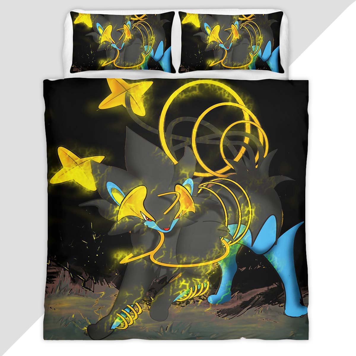 Luxray Pokemon Duvet Cover - Pokemon Bedding Set