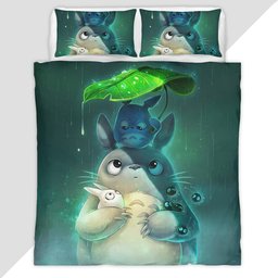 My Neighbor Totoro All Characters 37 Duvet Cover - My Neighbor Totoro Bedding Set