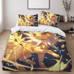 Jolteon Pokemon 4 Duvet Cover - Pokemon Bedding Set 2
