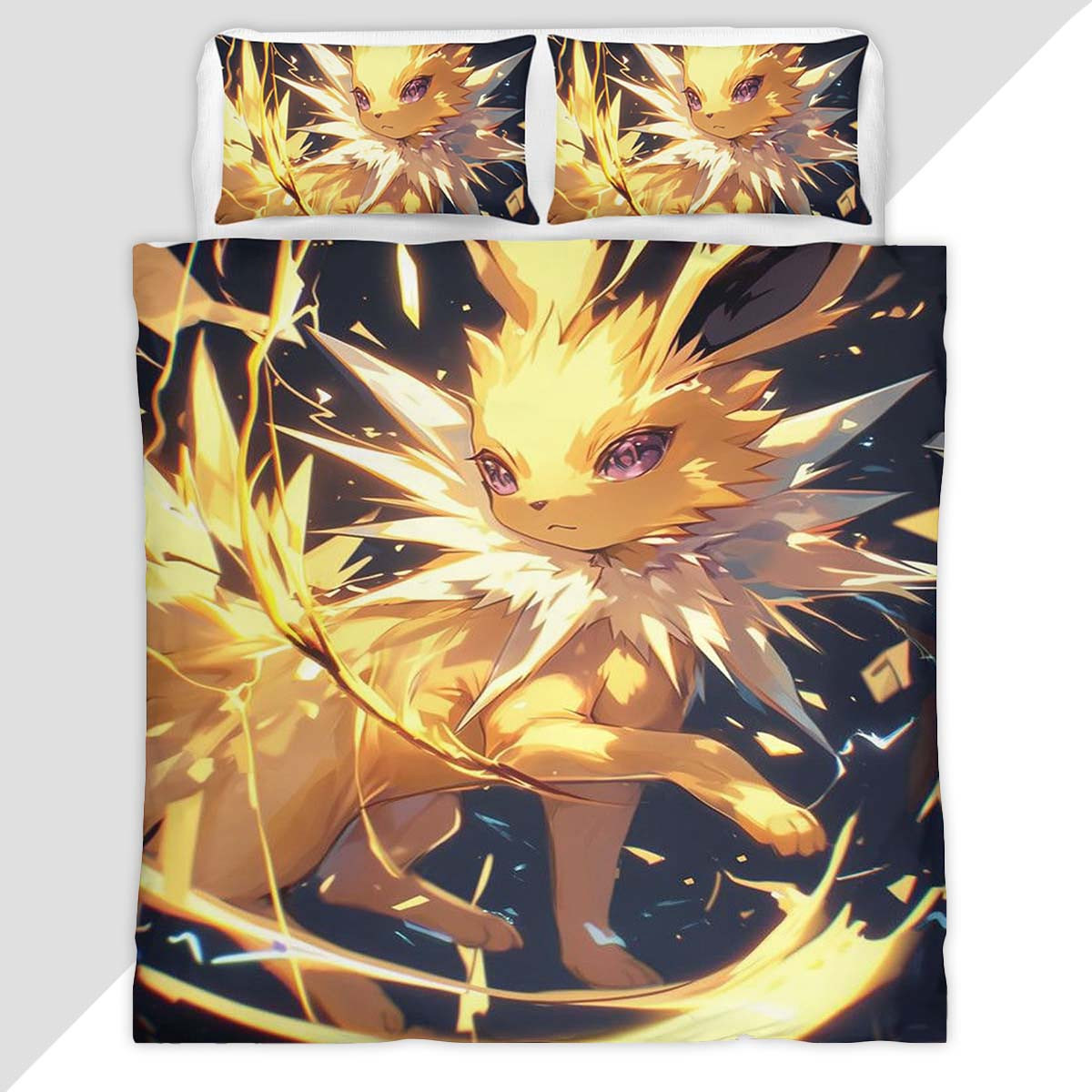 Jolteon Pokemon 4 Duvet Cover - Pokemon Bedding Set