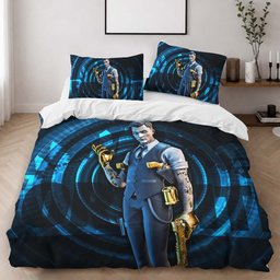 Midas Fortnite New Skin Attract Duvet Cover - Fortnite Bedding Set 2