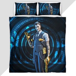 Midas Fortnite New Skin Attract Duvet Cover - Fortnite Bedding Set