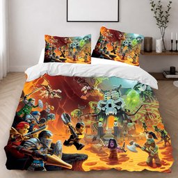 Ninjago All Characters 1011 Duvet Cover - Ninjago Bedding Set 2