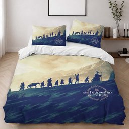 Lord Of The Rings Journey The Fellowship Of The Ring 2 Duvet Cover - The Lord of the Rings Bedding Set 2