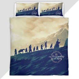 Lord Of The Rings Journey The Fellowship Of The Ring 2 Duvet Cover - The Lord of the Rings Bedding Set