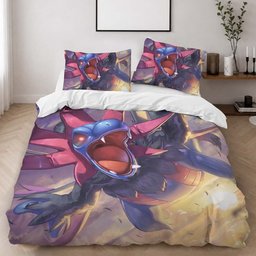 Hydreigon Pokemon 4 Duvet Cover - Pokemon Bedding Set 2