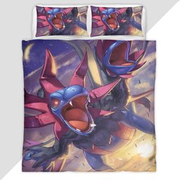 Hydreigon Pokemon 4 Duvet Cover - Pokemon Bedding Set