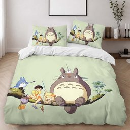 My Neighbor Totoro All Characters 39 Duvet Cover - My Neighbor Totoro Bedding Set 2