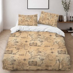Lord of the Rings Middle Earth Map Duvet Cover - The Lord of the Rings Bedding Set 2