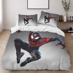 Marvel Ultimate Alliance 3 Miles Morales Spiderman Duvet Cover - Spider-Man Bedding Set 2