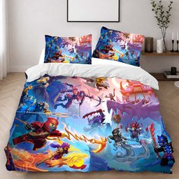 Ninjago All Characters Fight 1018 Duvet Cover - Ninjago Bedding Set 2