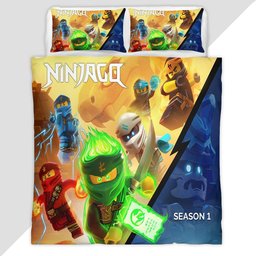 Ninjago Season 1 All Characters 101 Duvet Cover - Ninjago Bedding Set