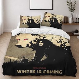 Jon Snow House of Stark Winter is Coming Duvet Cover - Game of Thrones Bedding Set 2