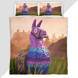 Loot Llama Fortnite Battle Royale Duvet Cover - Fortnite Bedding Set