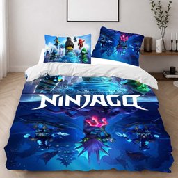 Ninjago All Characters Fight 1015 Duvet Cover - Ninjago Bedding Set 2