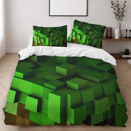 Minecraft Grass block 2 Duvet Cover - Minecraft Bedding Set 2