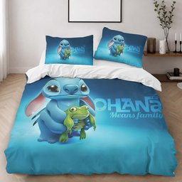 Ohana means family Lilo And Stitch Duvet Cover - Lilo and Stitch Bedding Set 2