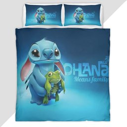 Ohana means family Lilo And Stitch Duvet Cover - Lilo and Stitch Bedding Set