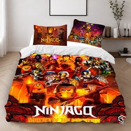 Lego Ninjago Master of the Mountain 1 Duvet Cover - Ninjago Bedding Set 2