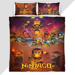 Lego Ninjago Master of the Mountain 1 Duvet Cover - Ninjago Bedding Set