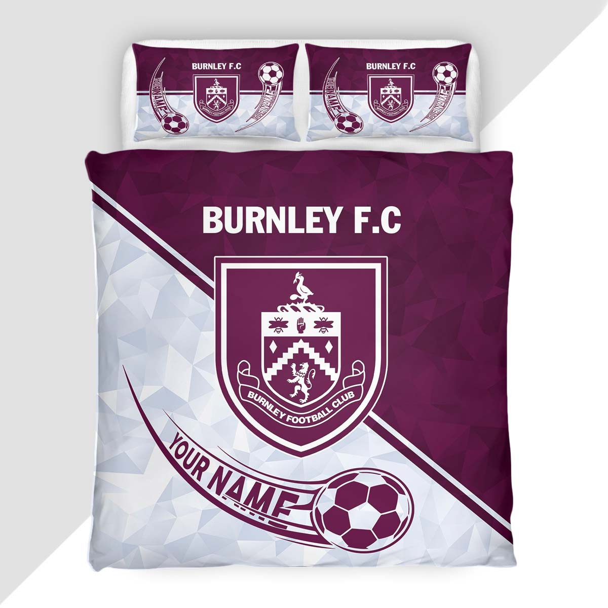 Burnley F.C Duvet Cover - Burnley FC Bedding Set