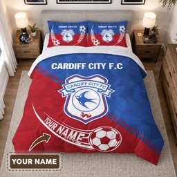 Cardiff City F.C Duvet Cover - Cardiff City Bedding Set 2