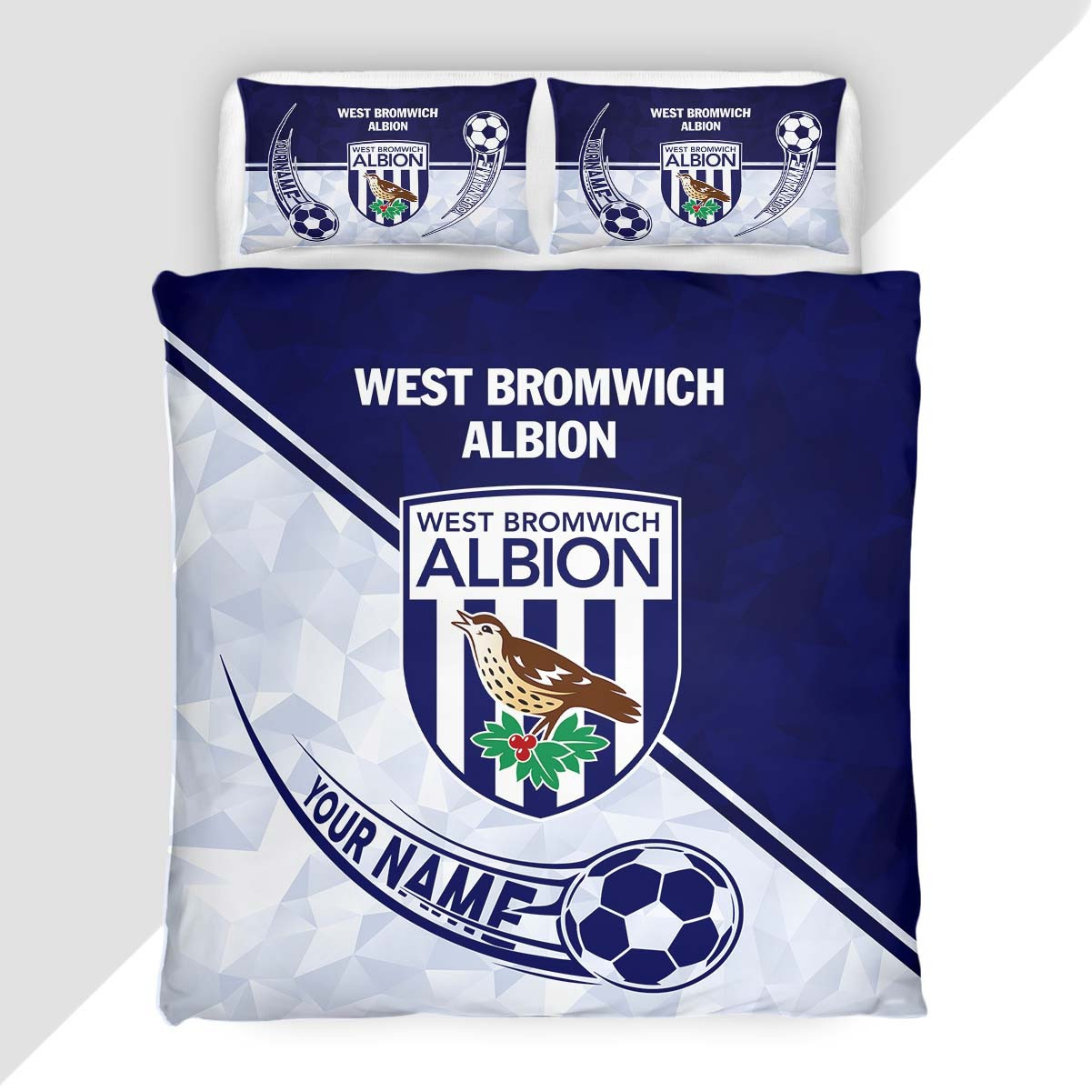 West Bromwich Albion Duvet Cover - West Bromwich Albion Bedding Set