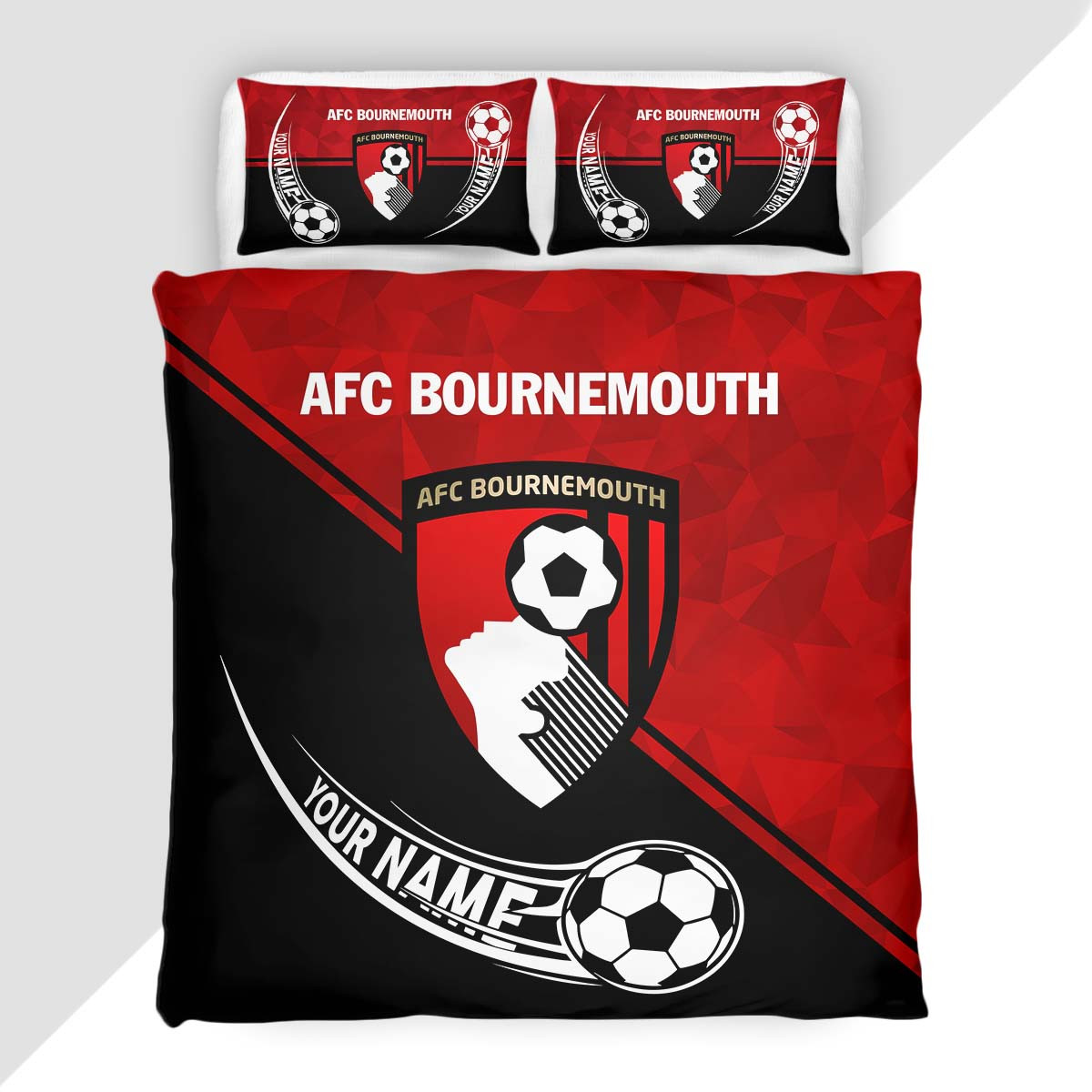 AFC Bournemouth Duvet Cover - AFC Bournemouth Bedding Set