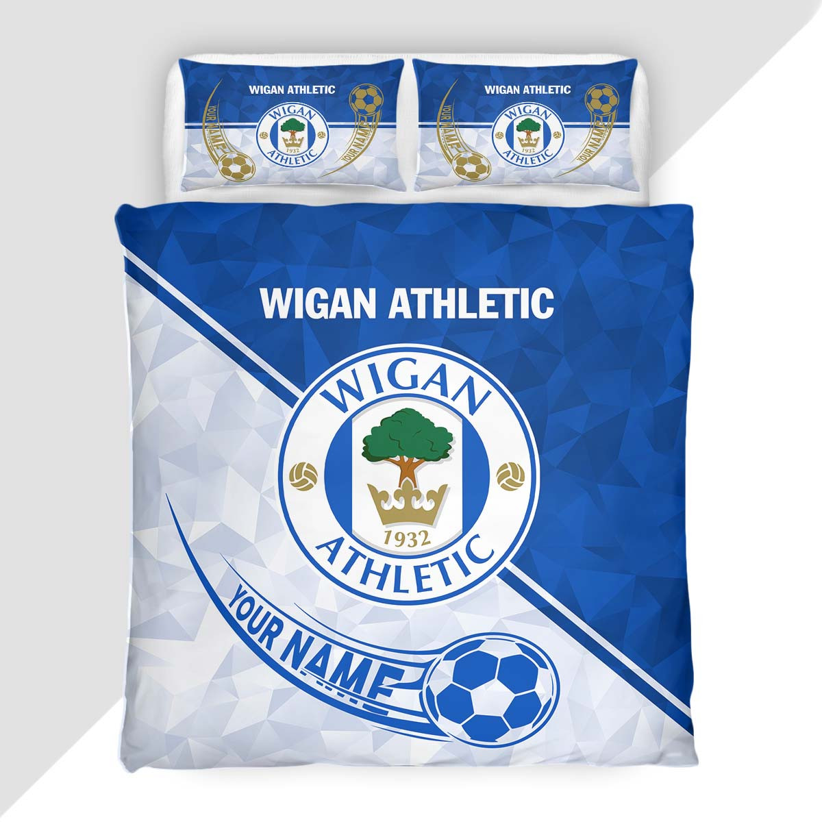 Wigan Athletic Duvet Cover - Wigan Athletic Bedding Set