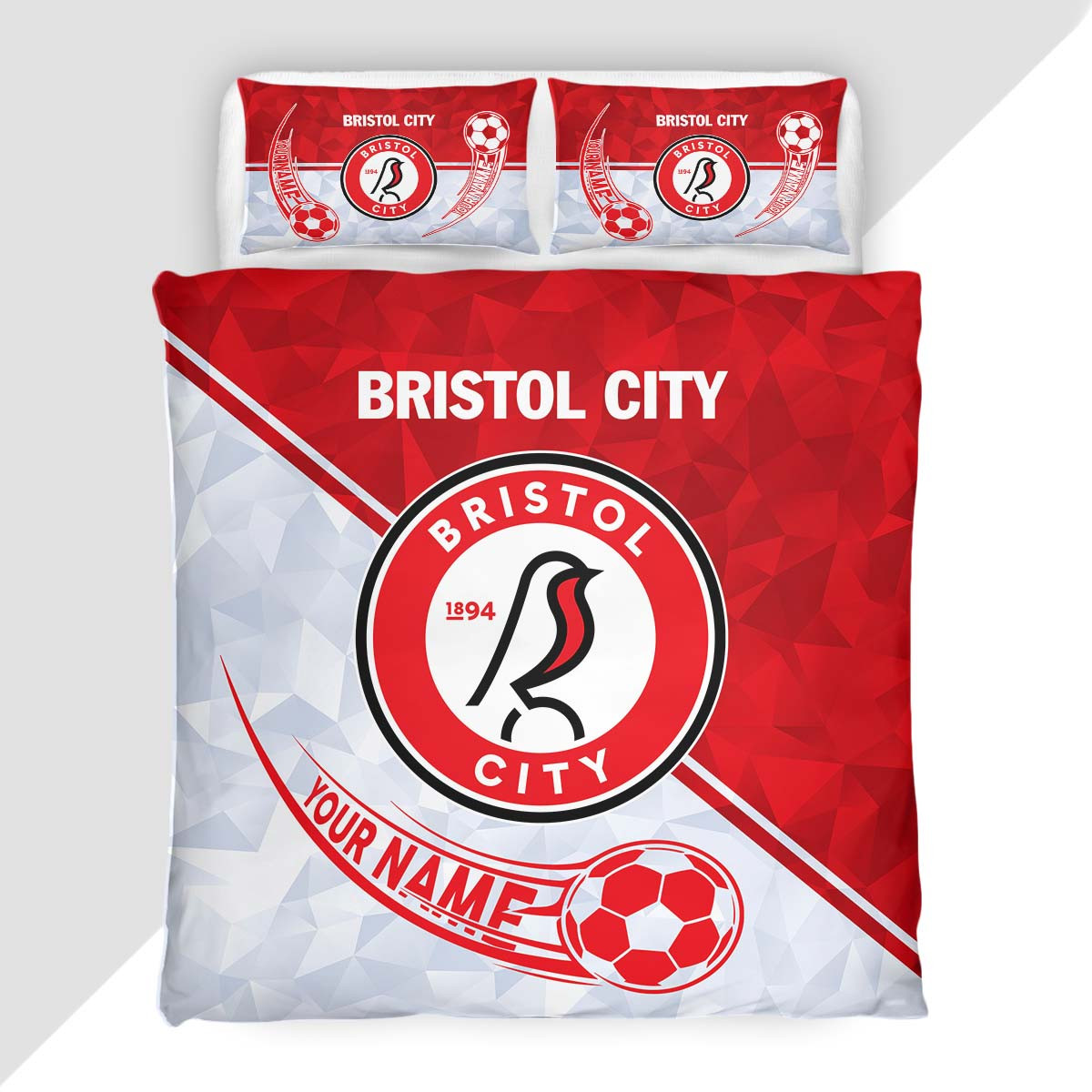 Bristol City Duvet Cover - Bristol City Bedding Set