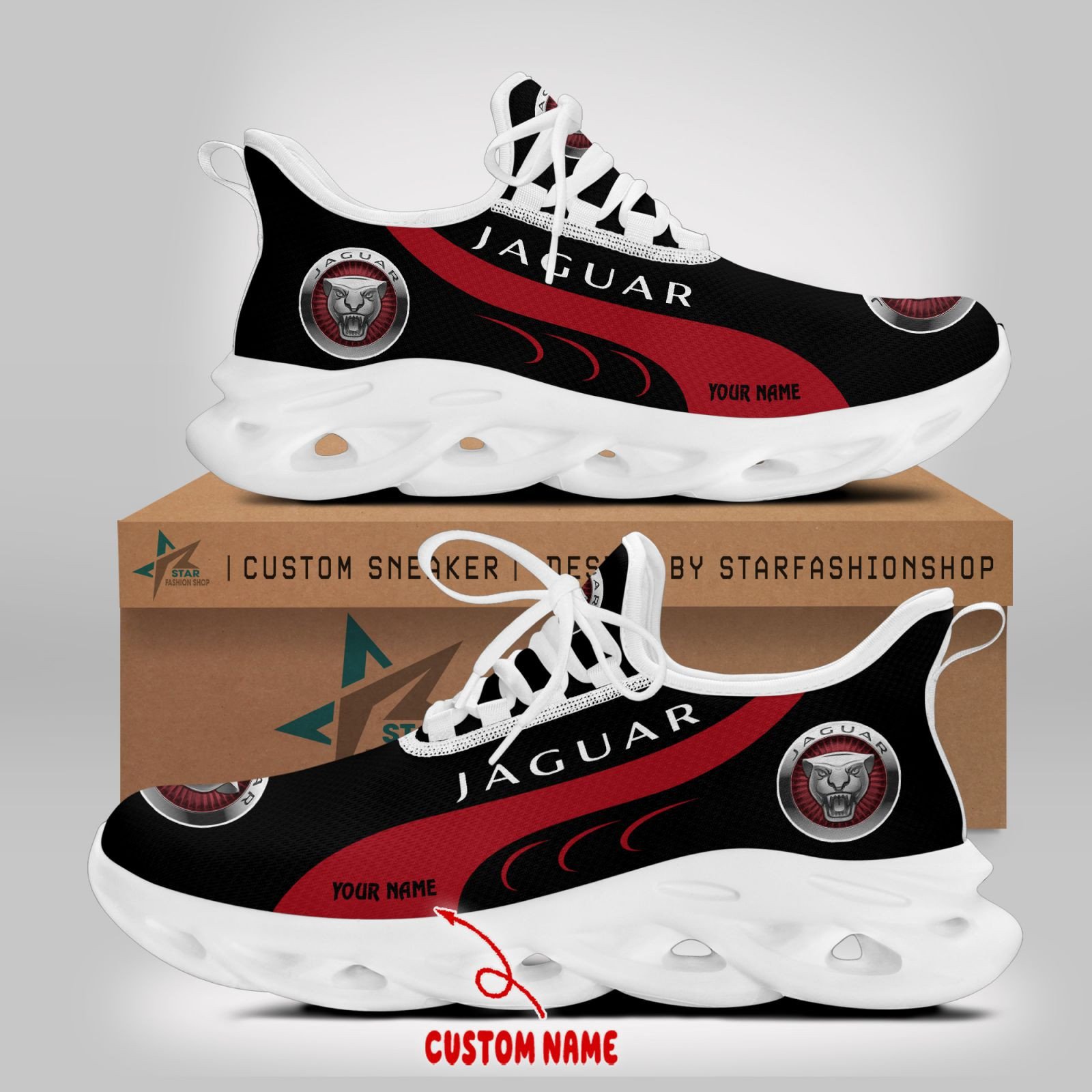 Jaguar Cars Clunky Sneakers