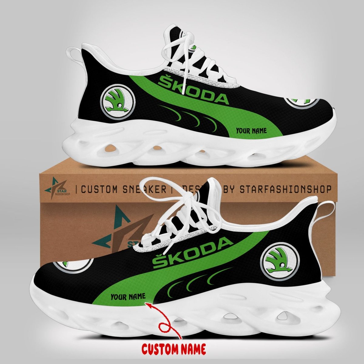 Skoda Auto Clunky Sneakers