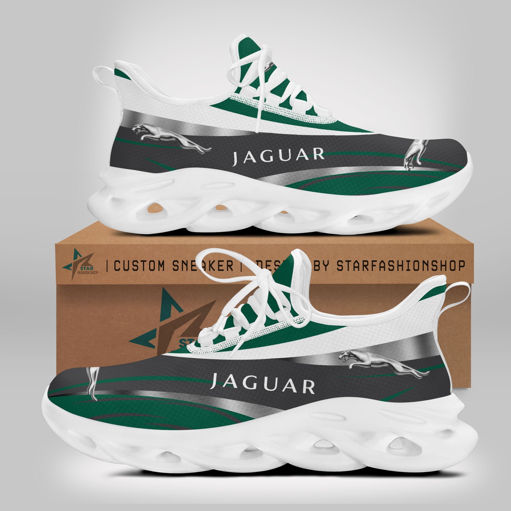 Jaguar Cars Clunky Sneakers V4