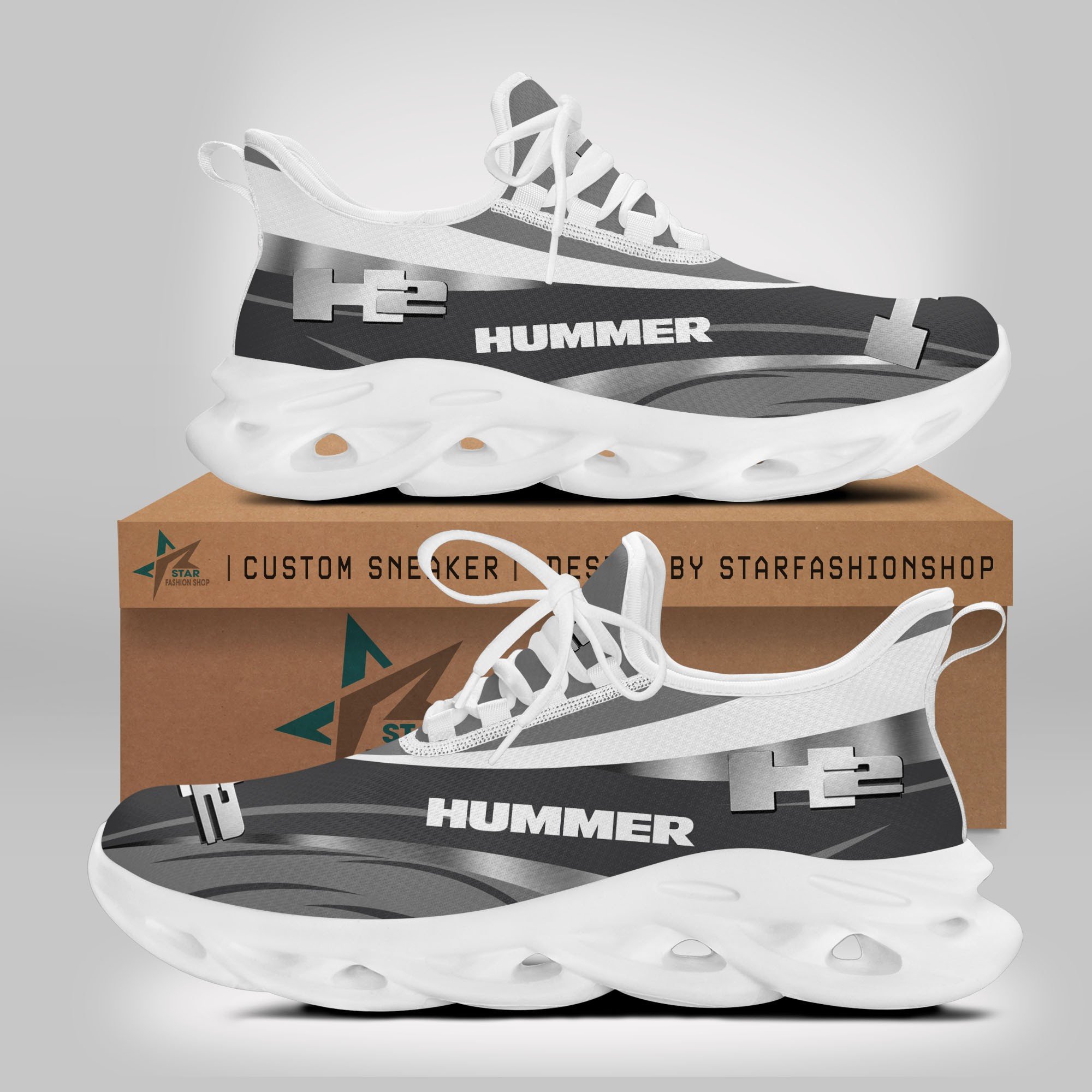 H2 Hummer Clunky Sneakers