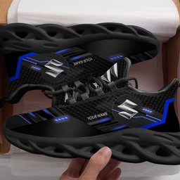 Suzuki Blue Clunky Sneakers V2