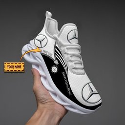 Mercedes-Benz White Clunky Sneakers V2