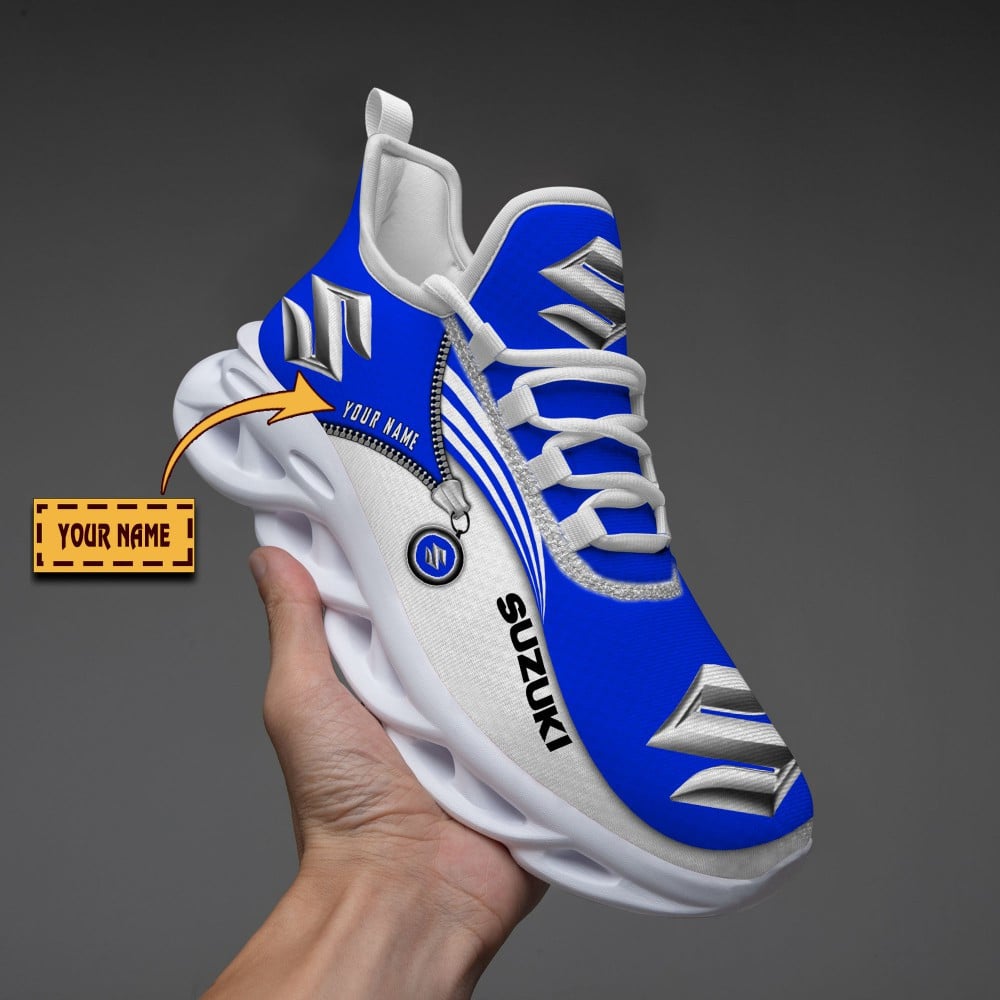 Suzuki Blue Clunky Sneakers V4