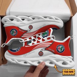 Alfa Romeo Red Clunky Sneakers V4