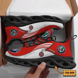 Alfa Romeo Red Clunky Sneakers V4