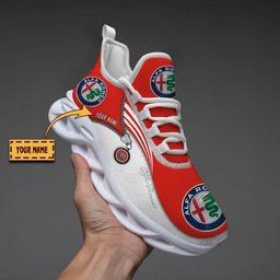 Alfa Romeo Red Clunky Sneakers V4