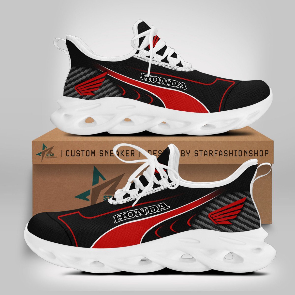 Honda Motorcycle Clunky Sneakers V5