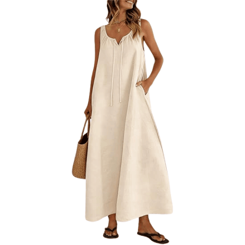 Linen Maxi Dress