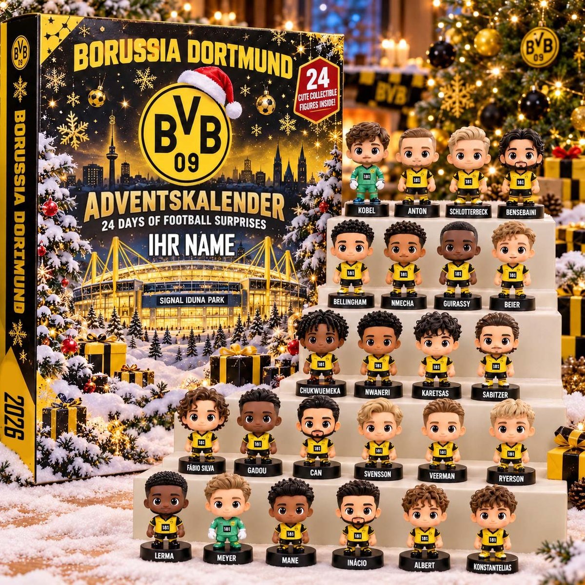 Borussia Dortmund Adventskalender - BVB Trikot Edition Advent Calendar