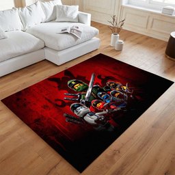 Ninjago Alle Charaktere Lloyd Kai Jay Nya Cole Zane Teppich - TOK 2