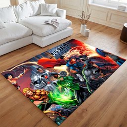 Justice League Alle Charaktere DC Comics Teppich - TOK 2