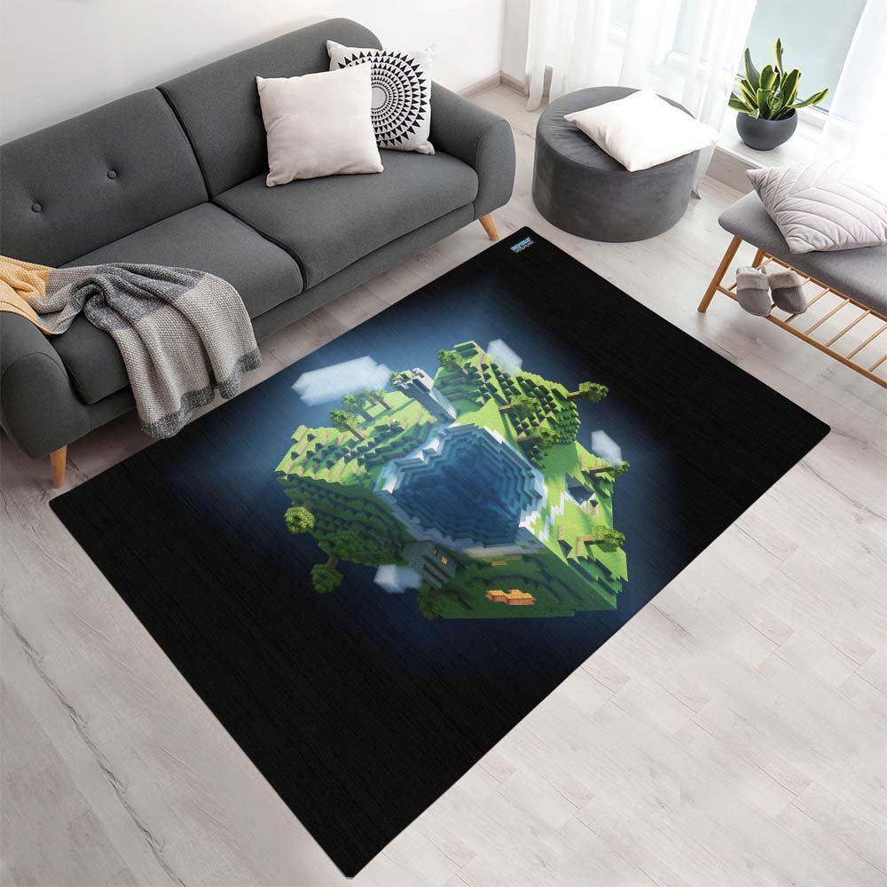 Minecraft Berg-Biom Planet Minecraft Teppich - TOK