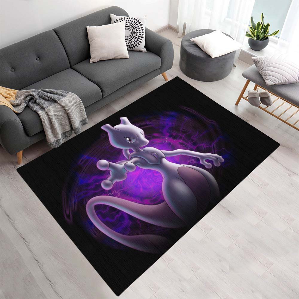 Mewtu Pokémon  - Mewtwo Pokemon 3 Teppich - TOK