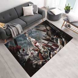 Kratos ein spartanischer Krieger Gegen alle Teppich - TOK