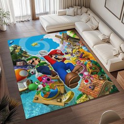 Super Mario – Charaktere 4 Teppich - TOK 2