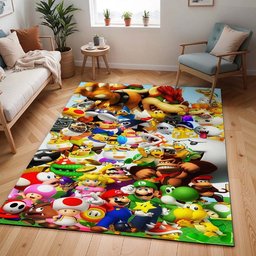 Super Mario – Charaktere 22 Teppich - TOK